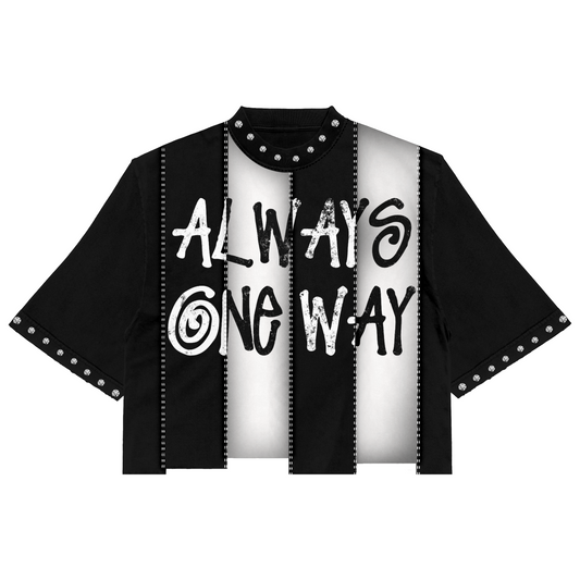 Always one way, Fear God black t-shirt