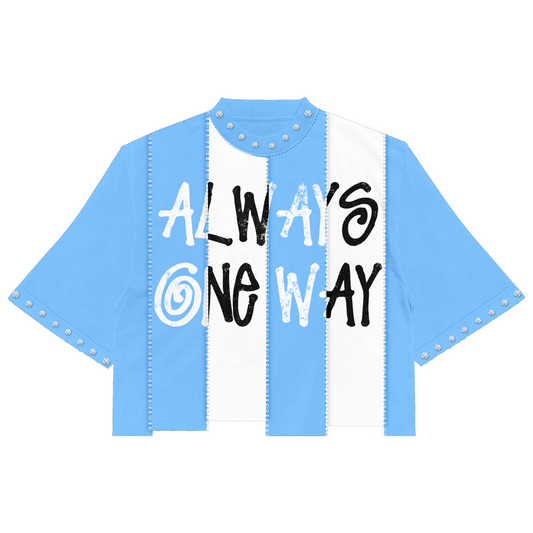 Always one way, Fear God blue t-shirt